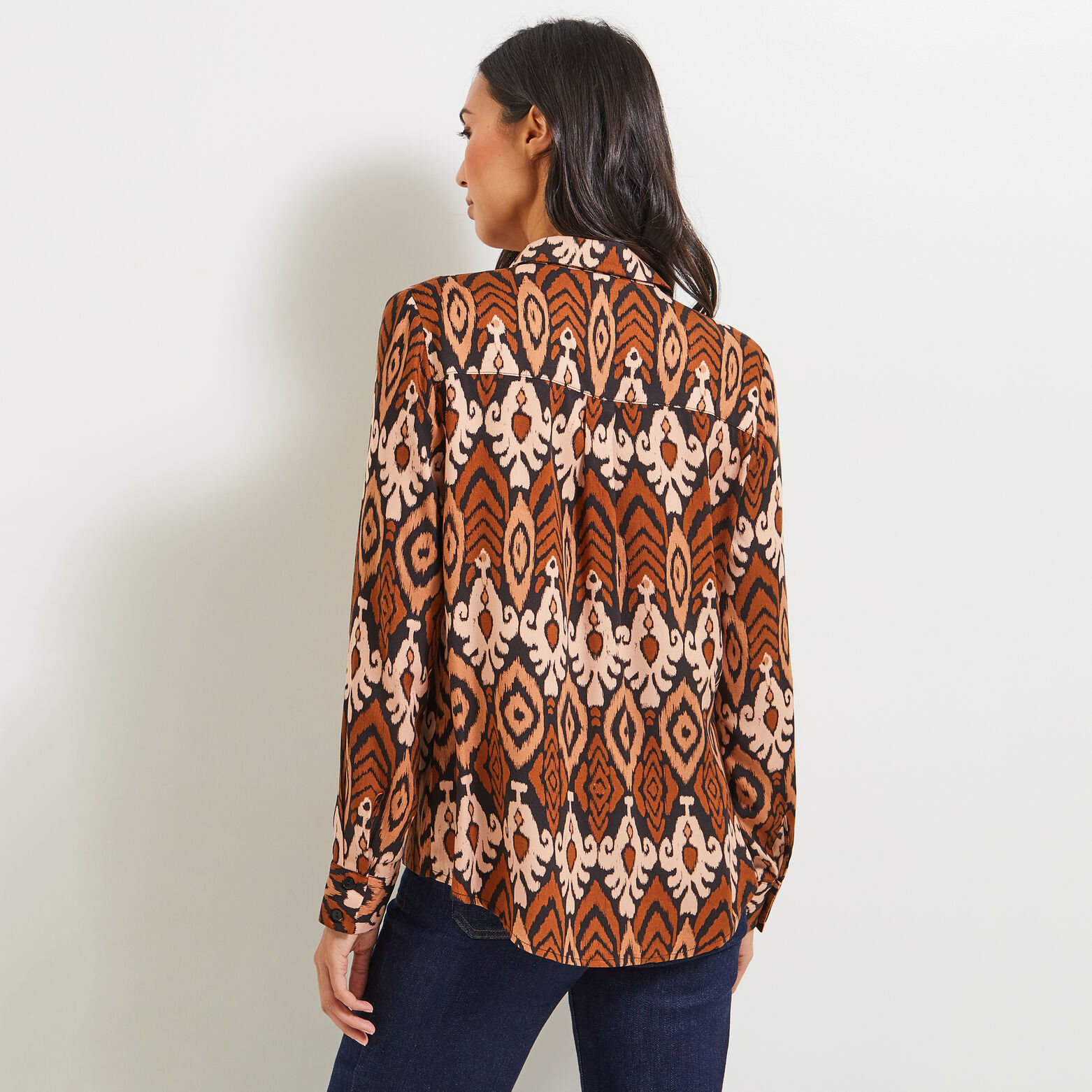 Chemise imprimée femme