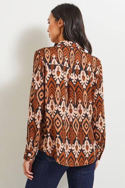 Chemise imprimée femme