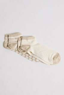 Lot de 2 paires de socquette femme