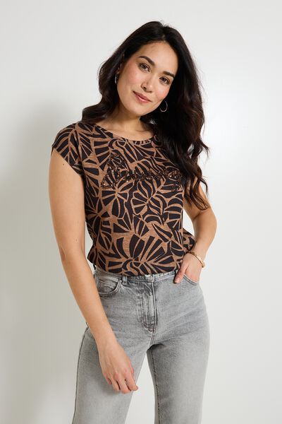 T-shirt col rond femme