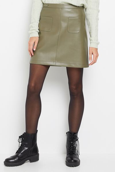 Jupe en simili femme