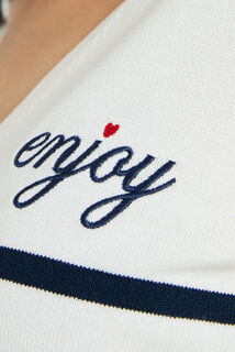 Pull rayé femme