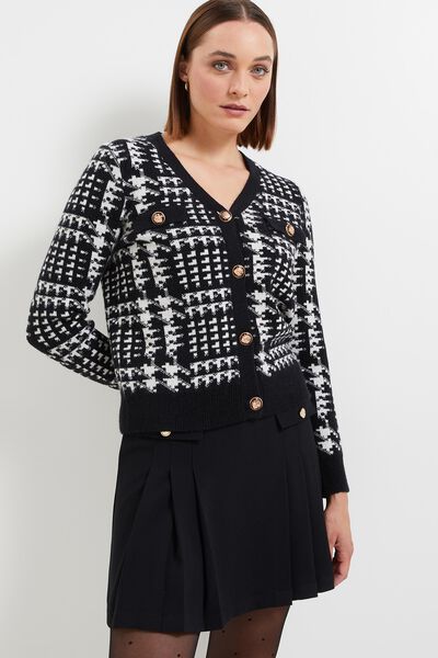 Gilet boutonné femme