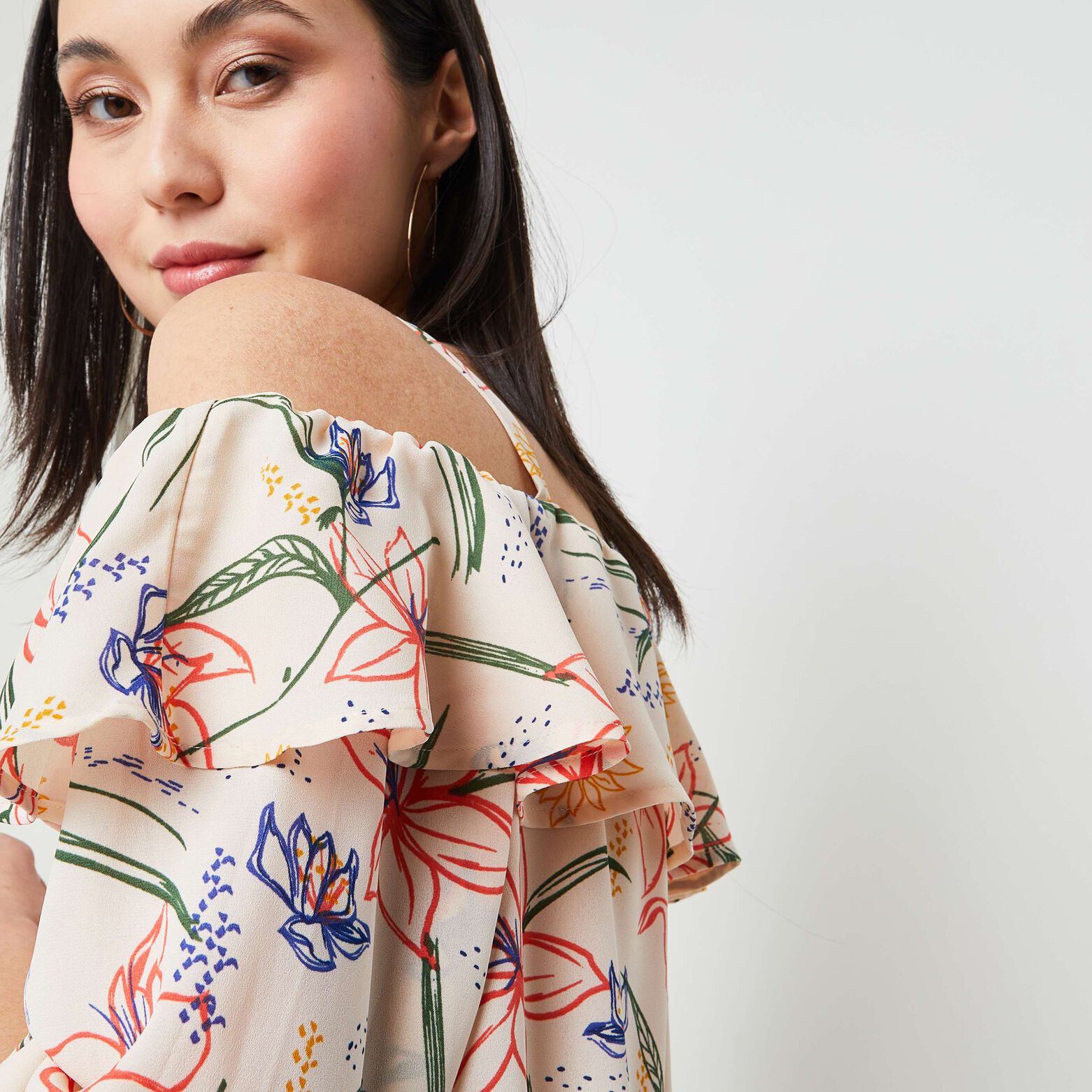Blouse imprimée femme