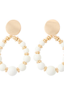 Boucles d'oreilles gouttes perles