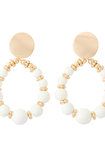 Boucles d'oreilles gouttes perles