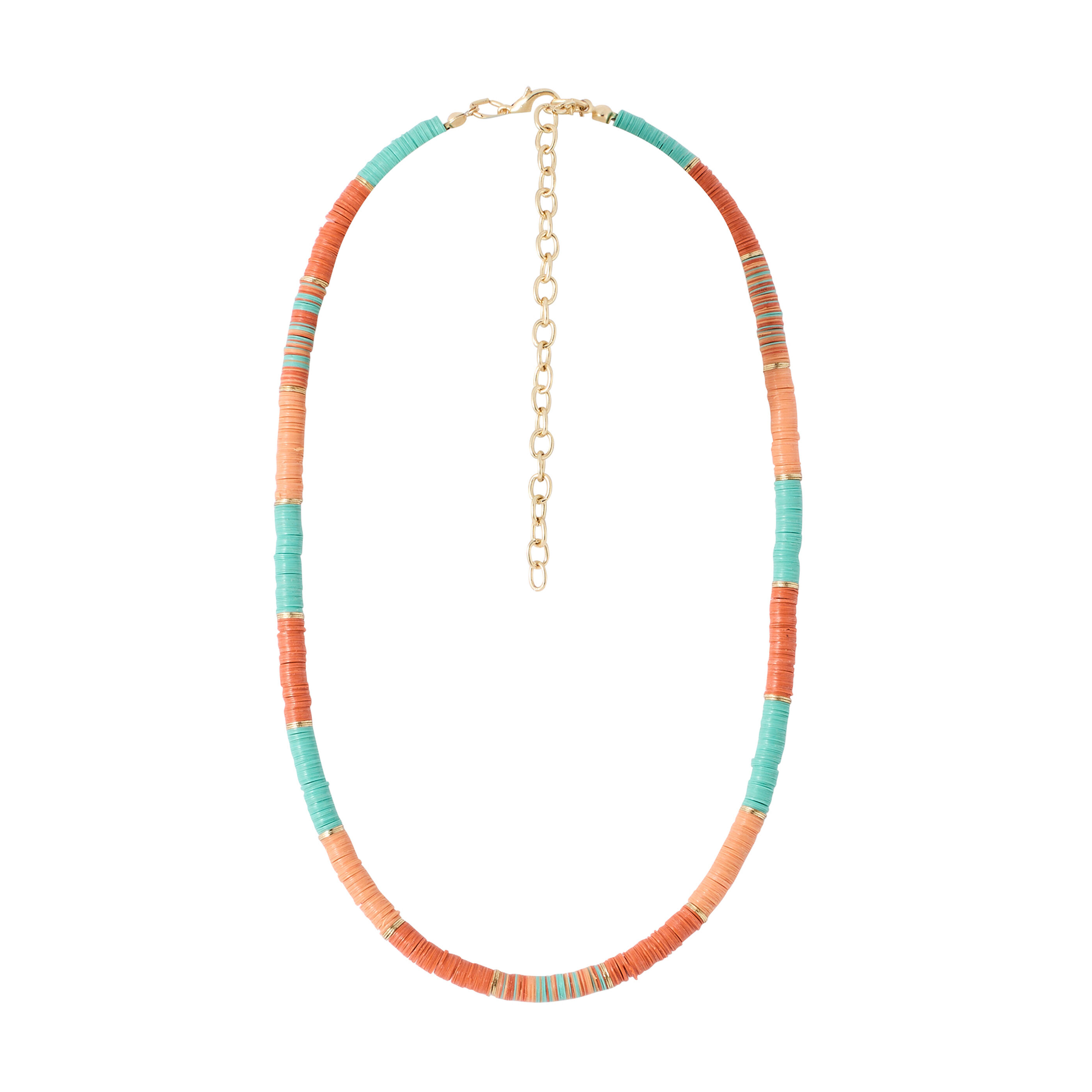 Collier sequins multicolores femme