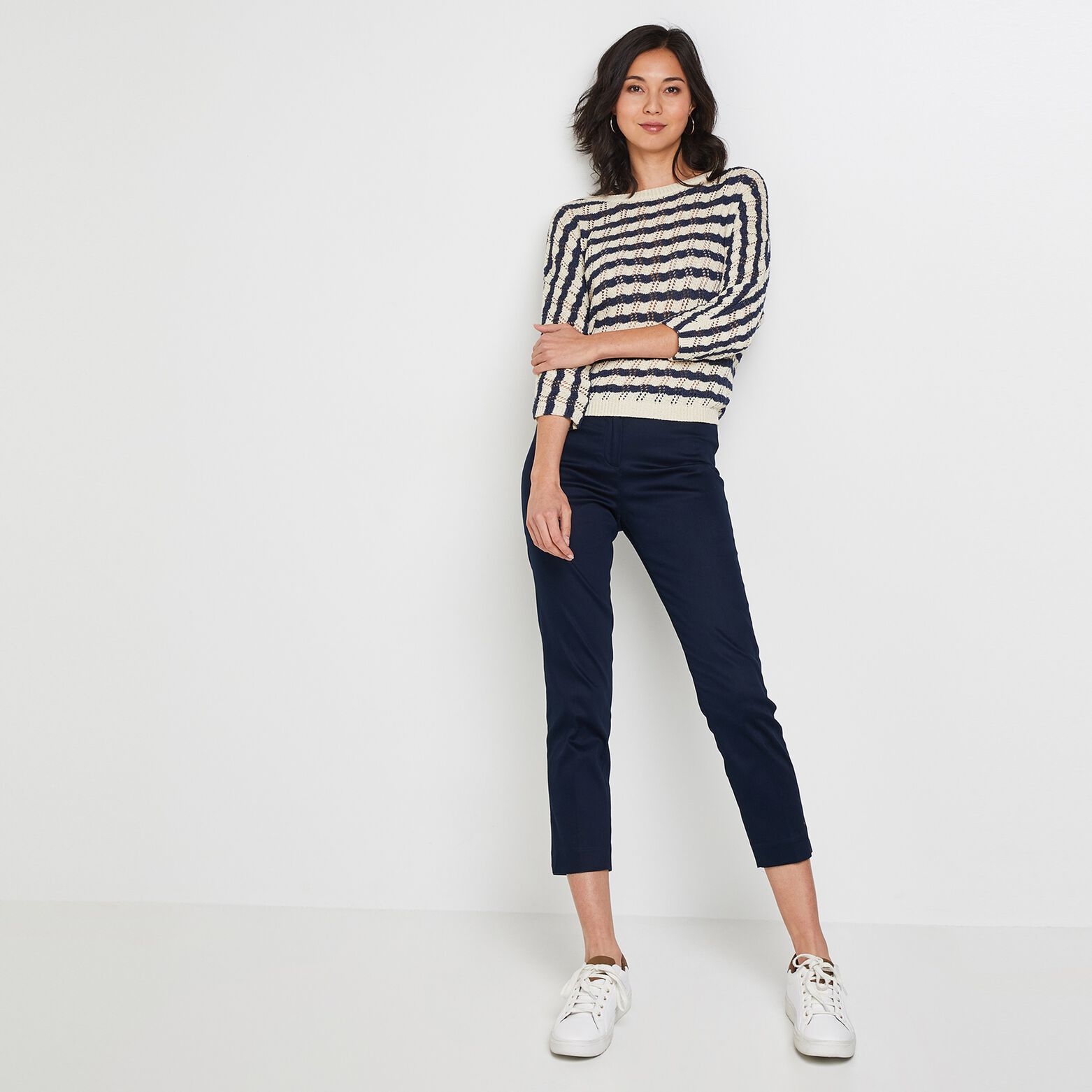 Pantalon raccourci femme