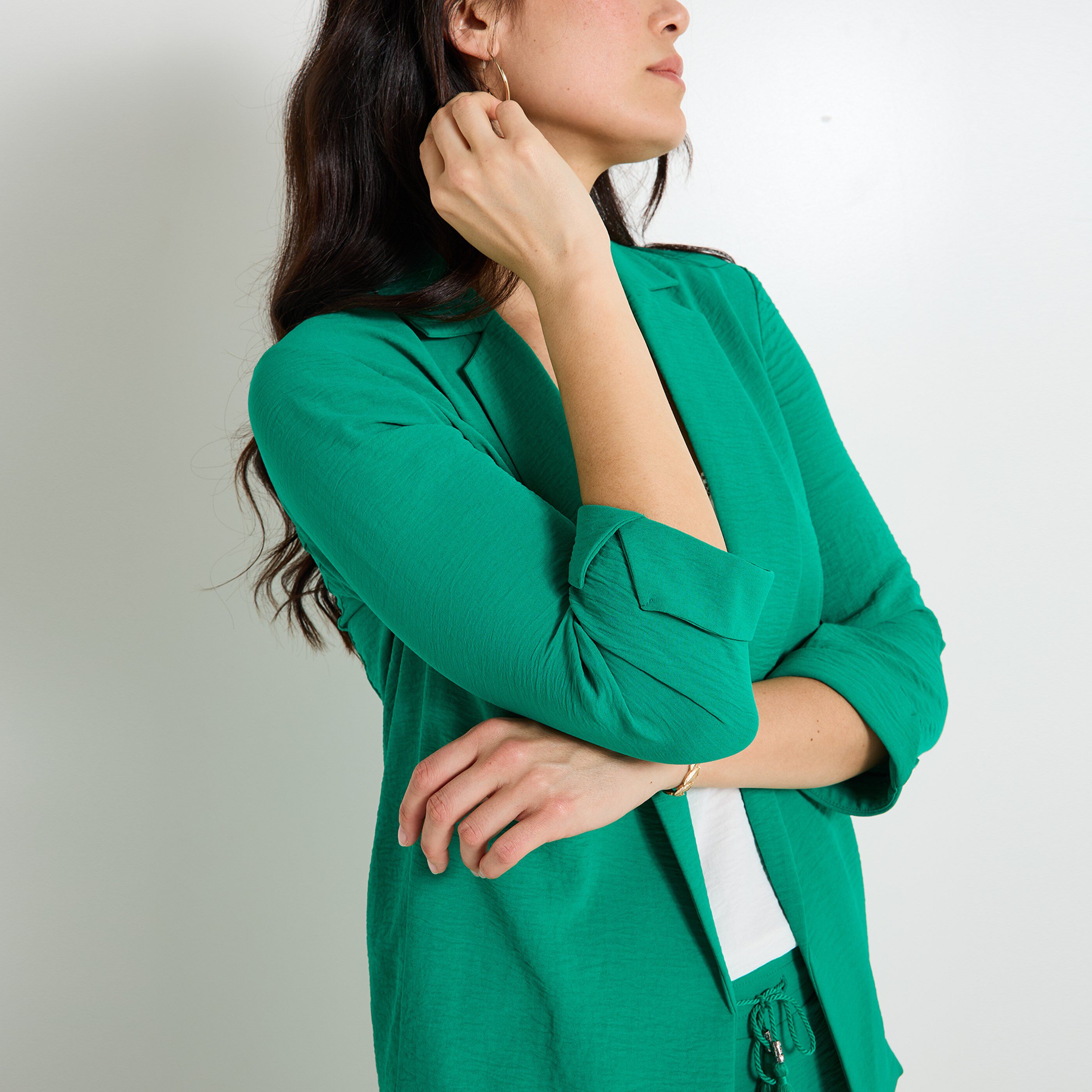 Veste blazer fluide femme