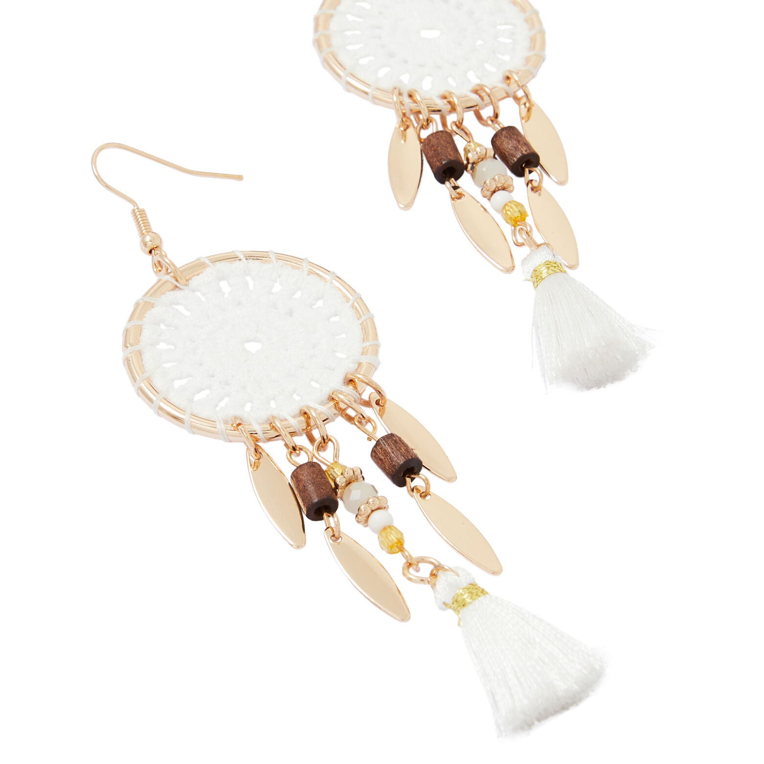 Boucles d'oreilles attrape-rêves femme