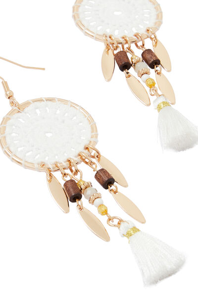 Boucles d'oreilles attrape-rêves femme