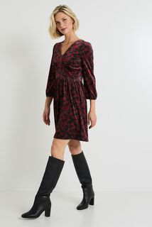 Robe manches 3/4 femme