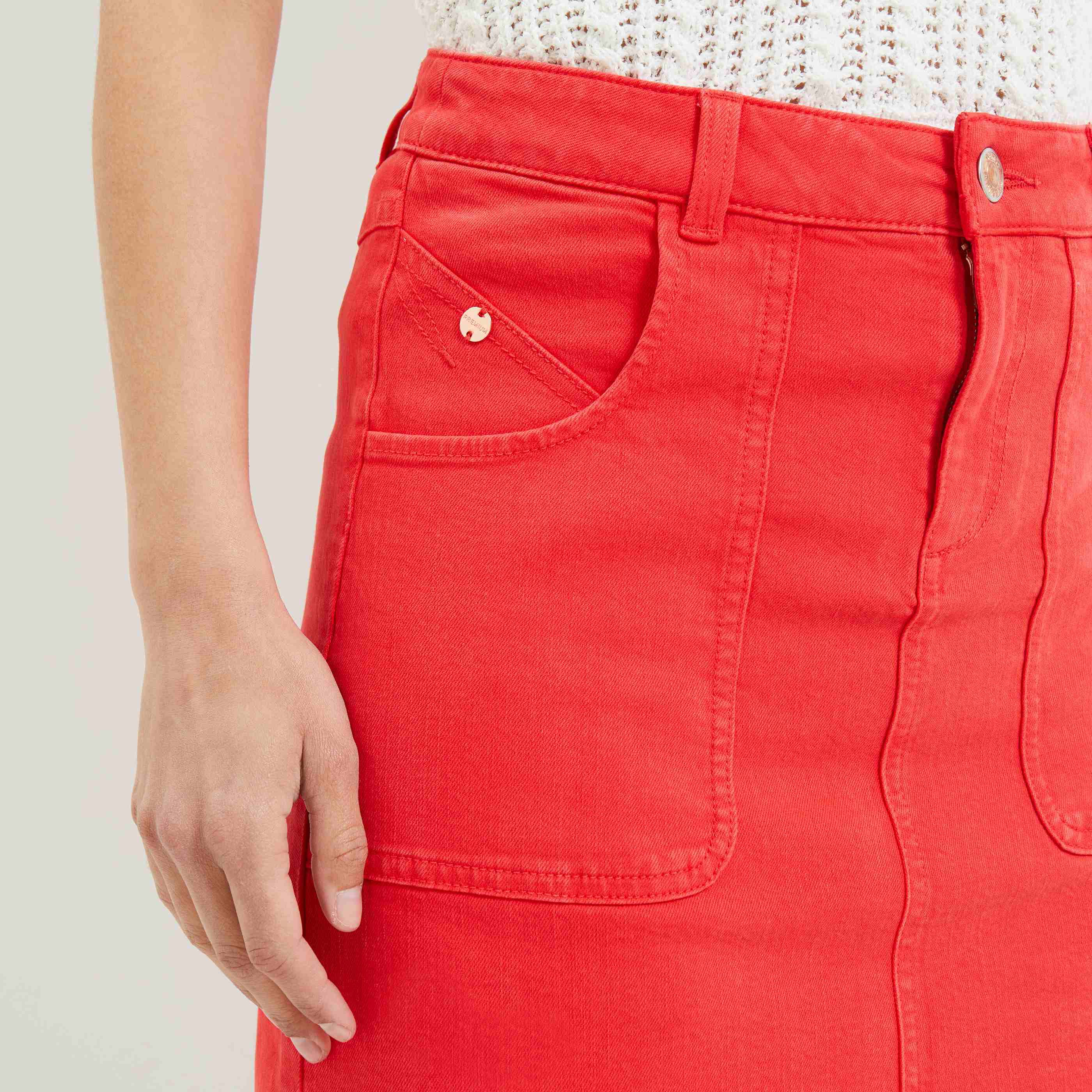 Jupe en shop jean couleur