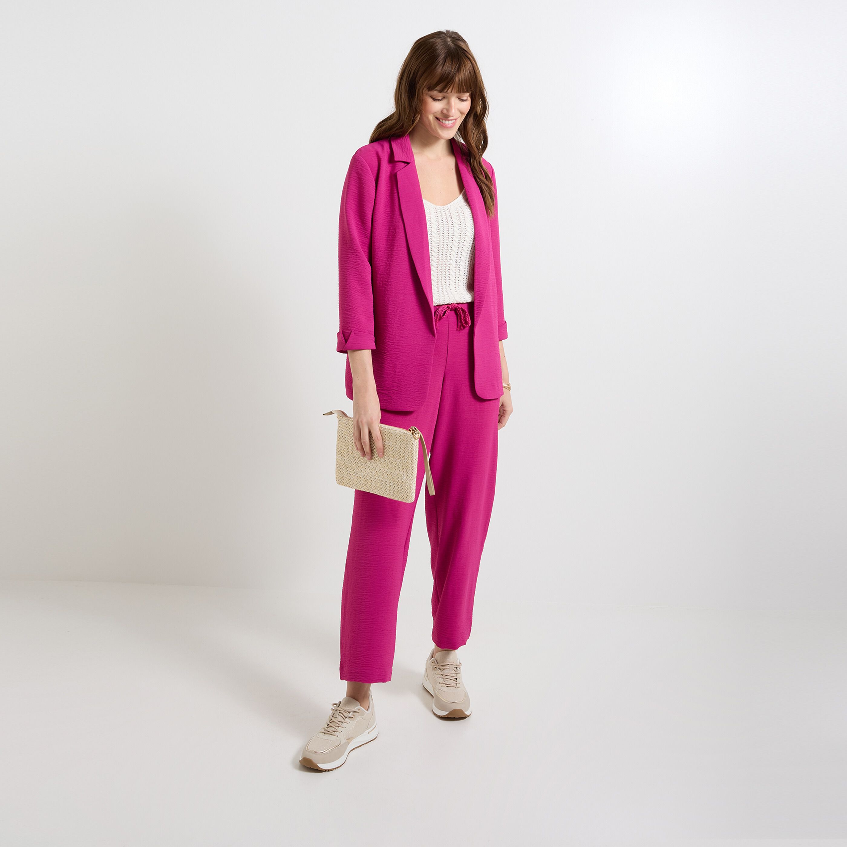 Veste blazer fluide femme