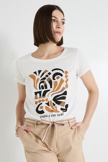 T-shirt col rond femme