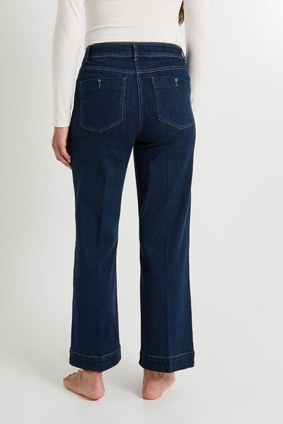 Jean flare raccourci KANSAS RF02 femme