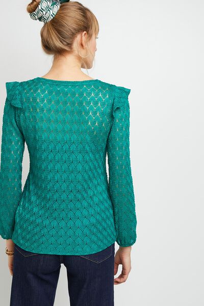 T-shirt en dentelle femme