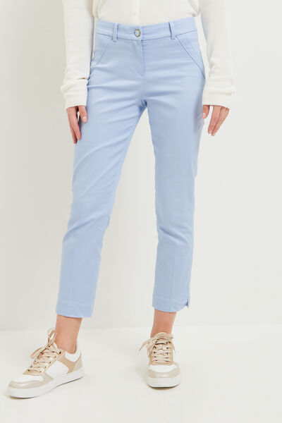 Pantalon cigarette raccourci femme
