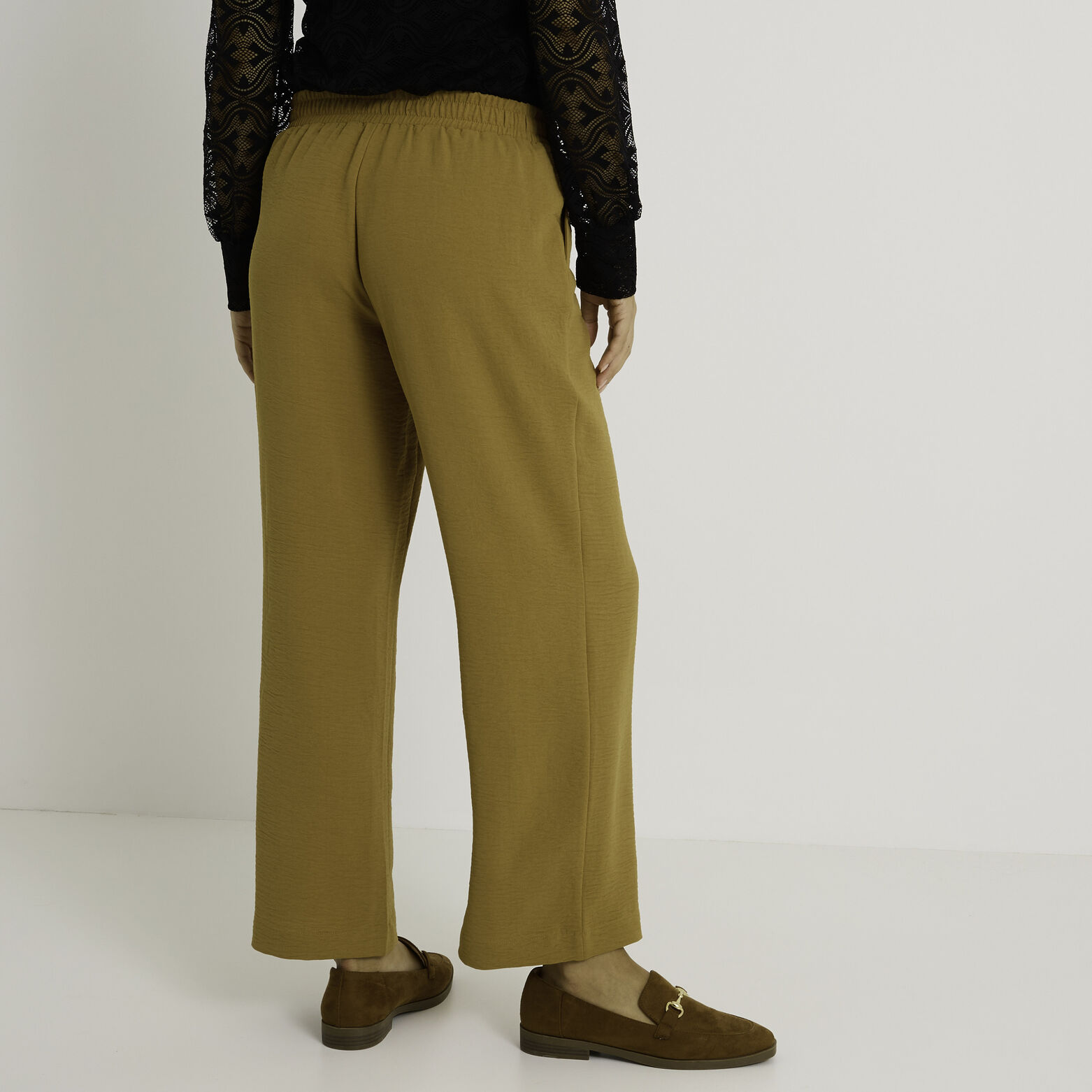 Pantalon large fluide femme
