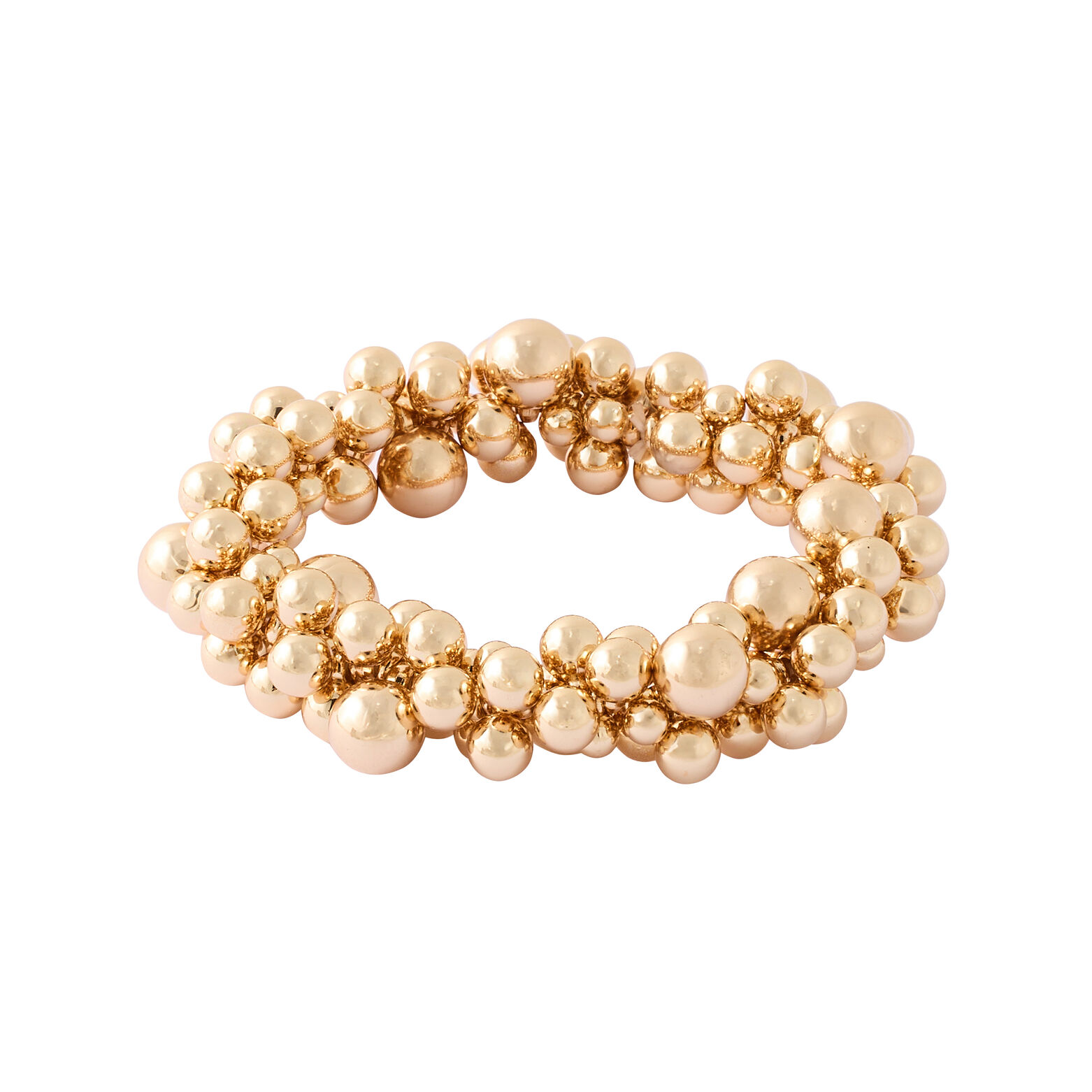 Bracelet perles dorées
