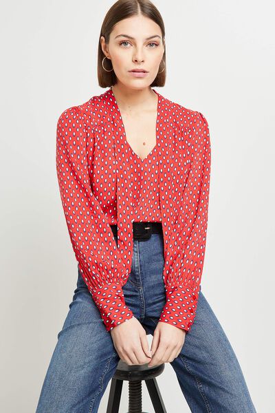 Blouse imprimée femme