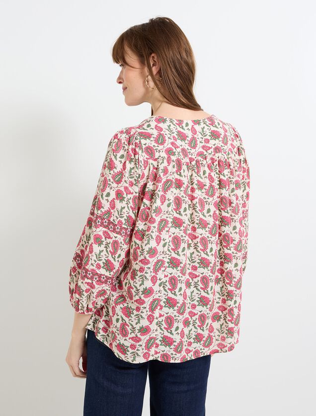 Blouse imprimée femme