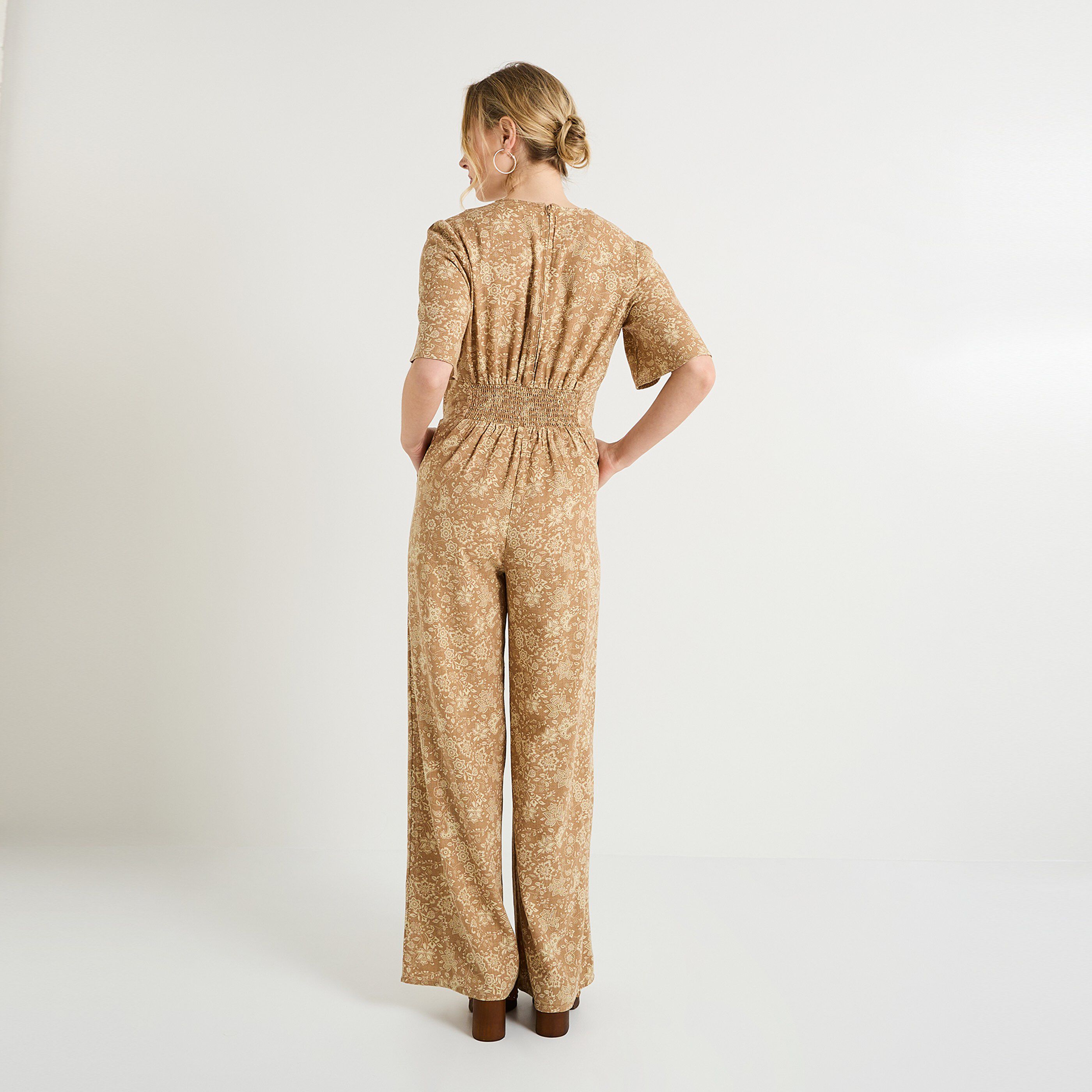 Combinaison manches courtes femme