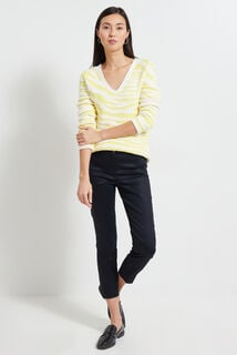 Pantalon cigarette raccourci femme