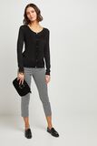 Gilet noir col rond 
