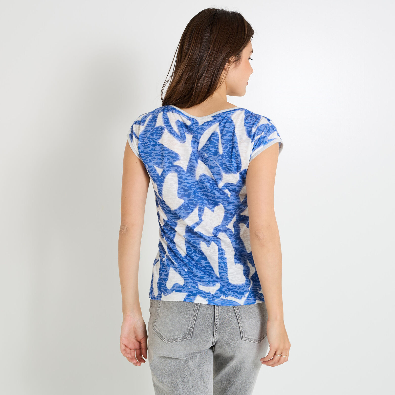 T-shirt col rond femme
