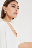 Blouse épaules ouvertes femme