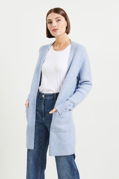 Gilet long femme