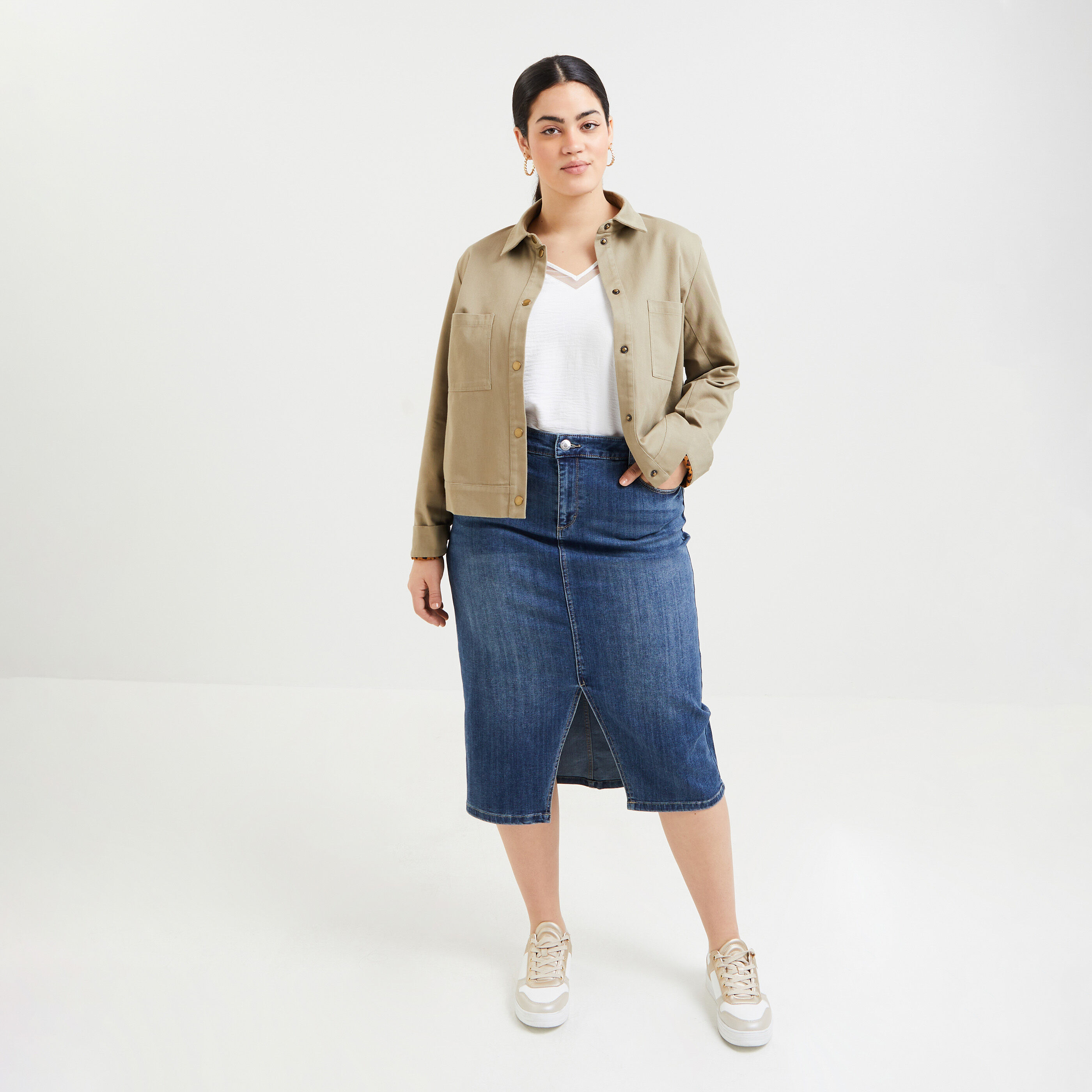 Jupe en jean grain de malice outlet