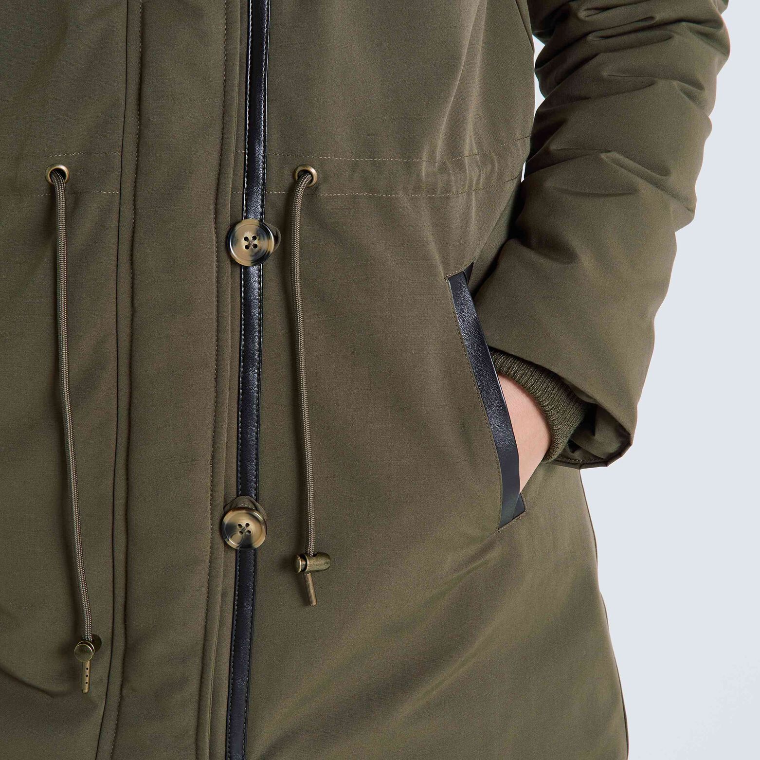 Parka capuche femme