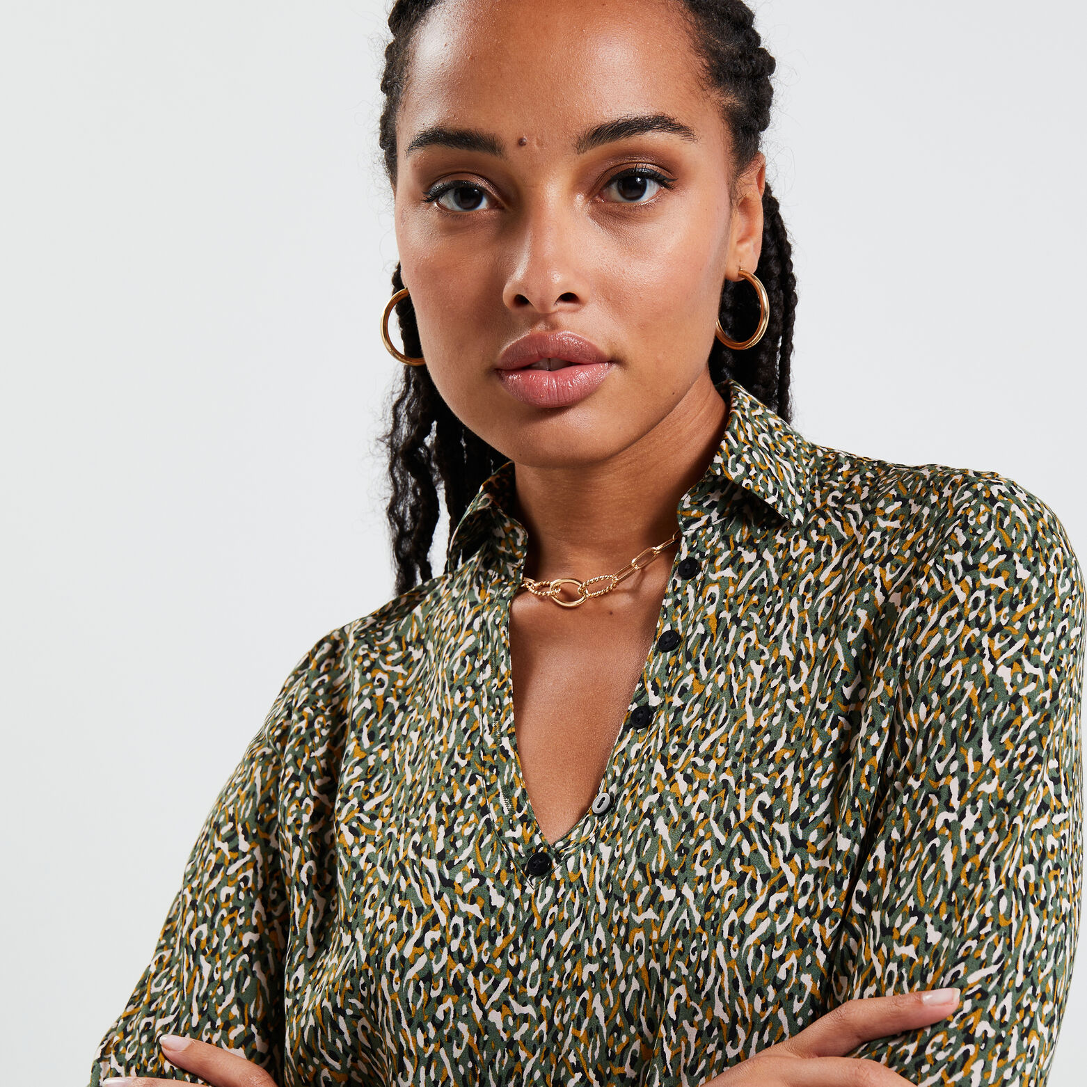 Blouse imprimée femme