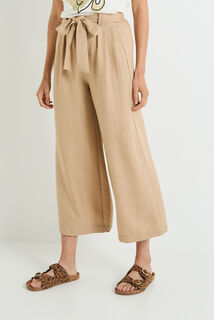 Pantalon large fluide femme