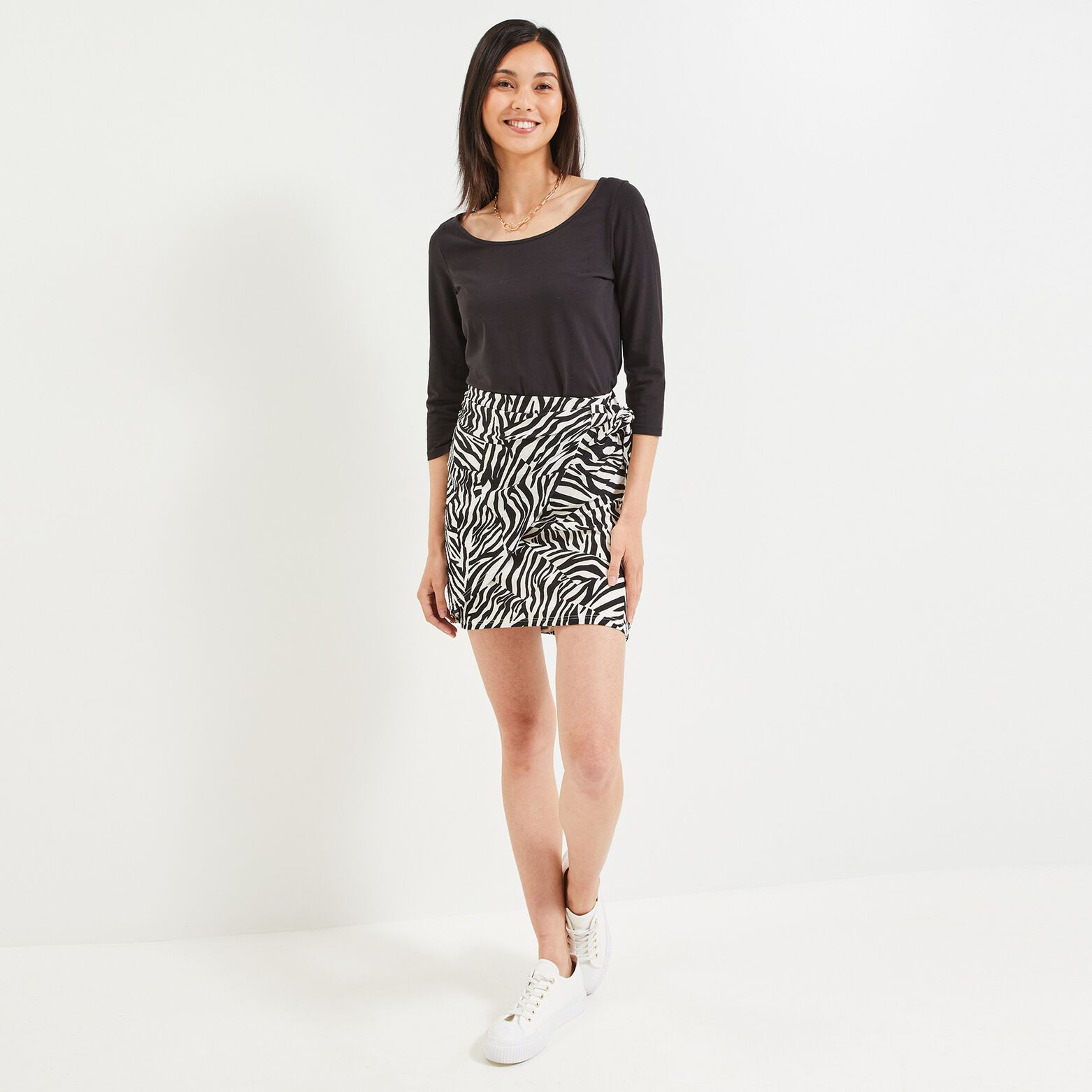 Jupe imprimée femme