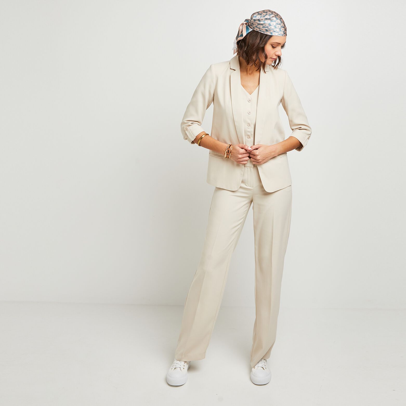 Pantalon large femme