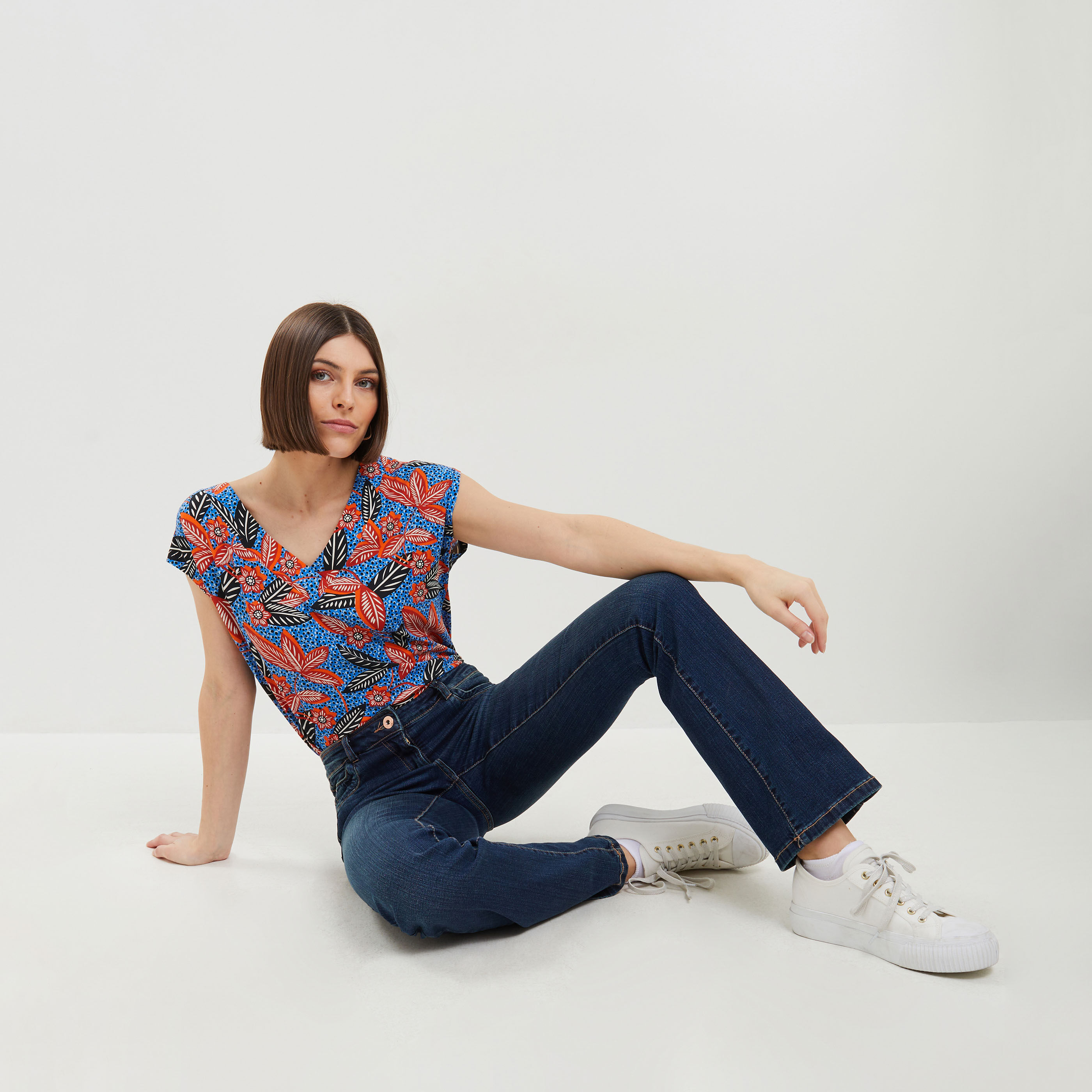 Tshirt imprim&eacute; femme