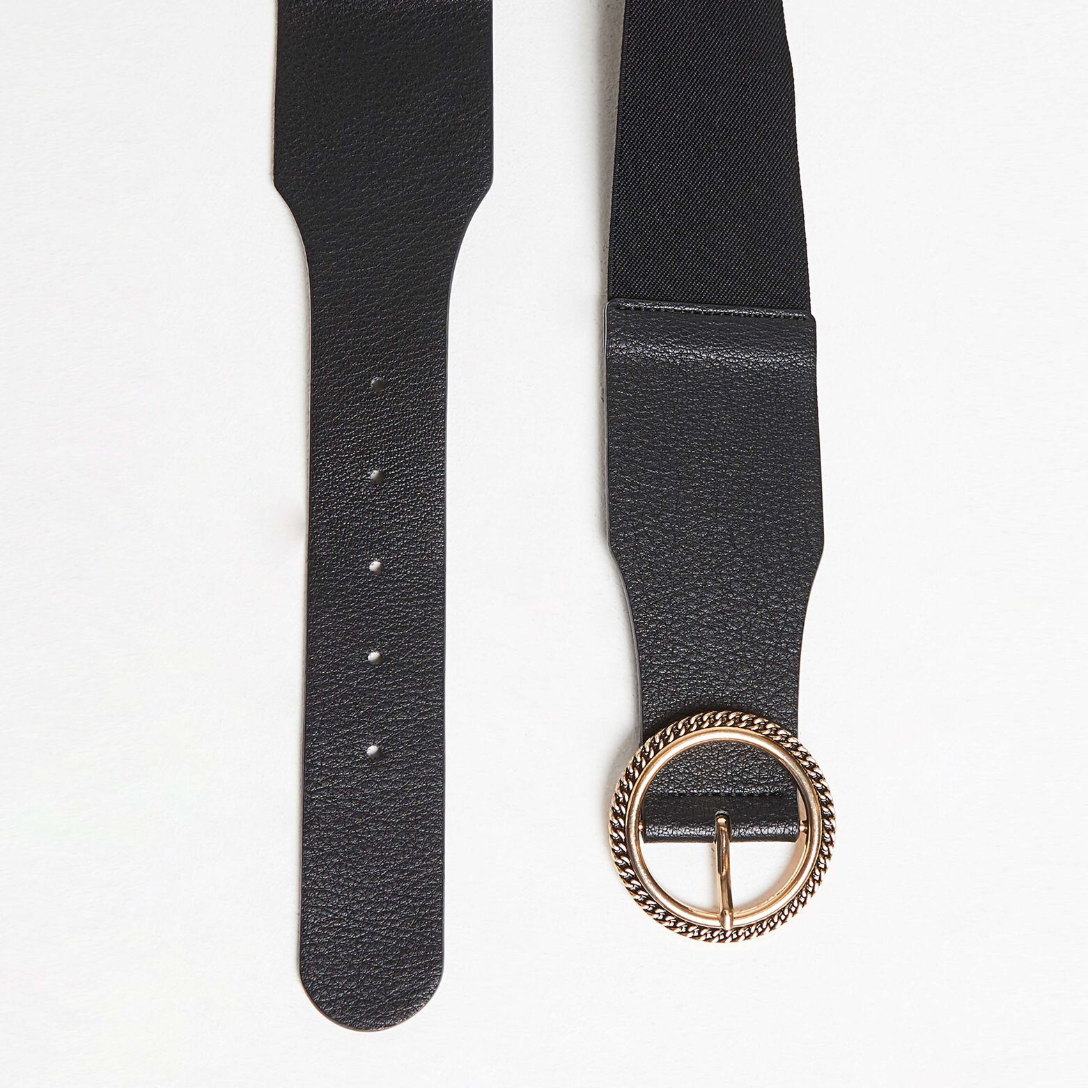 Ceinture élastiquée au dos femme