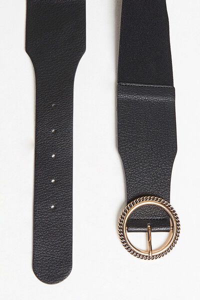 Ceinture élastiquée au dos femme