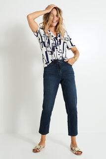 Chemise fluide en maille femme