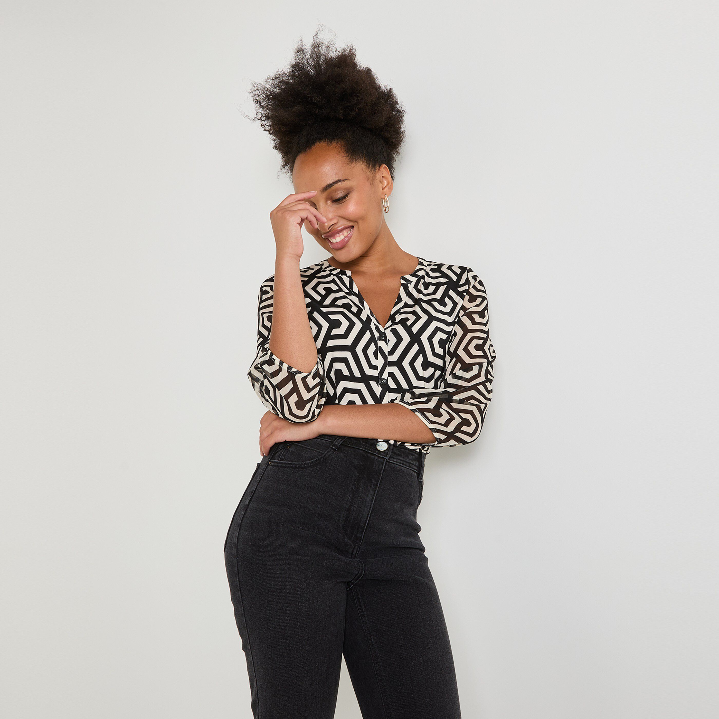 T shirt imprim&eacute; femme