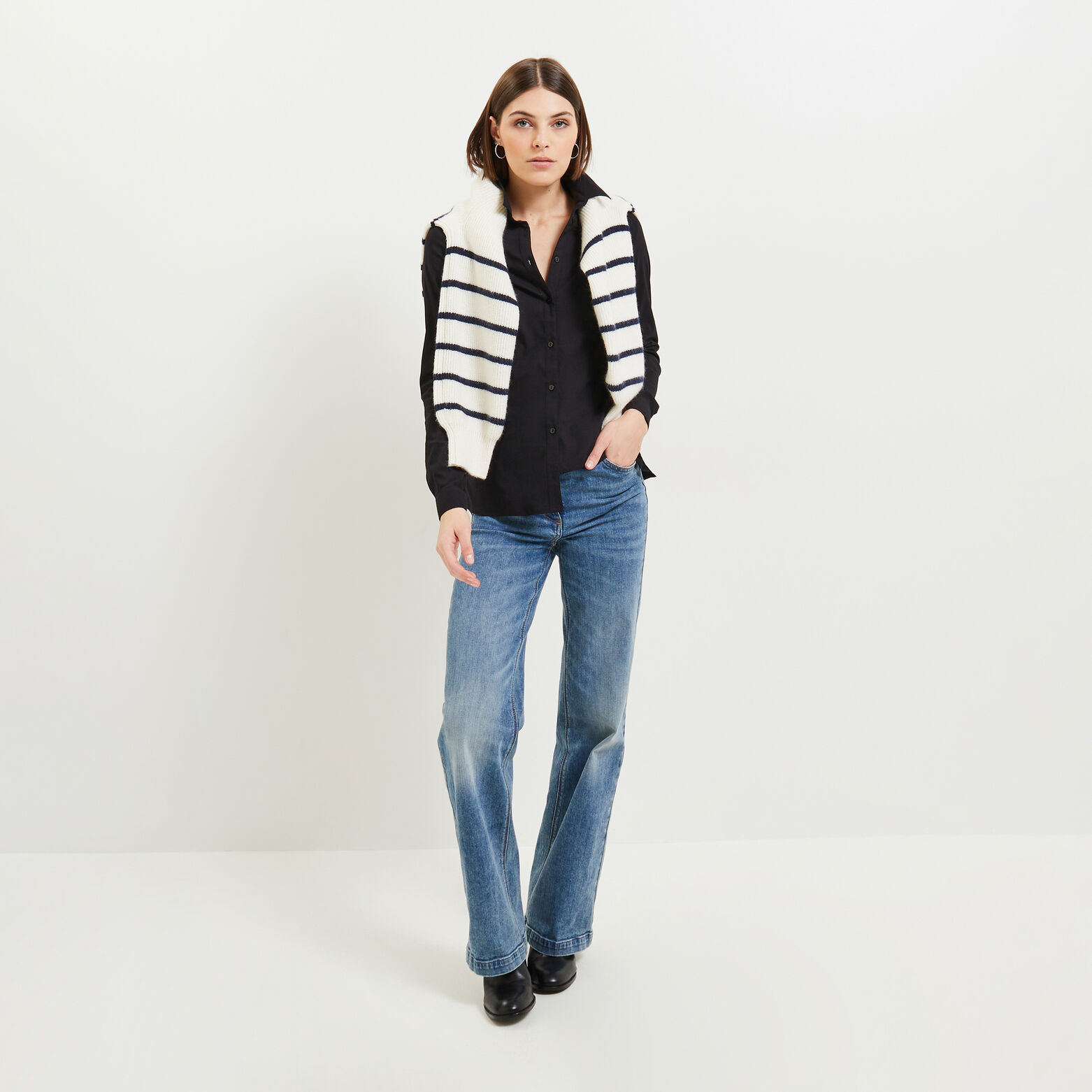 Chemise structurée femme