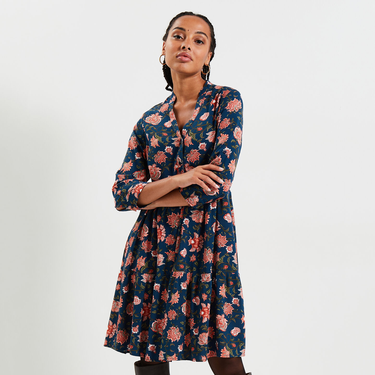 Robe imprimée femme