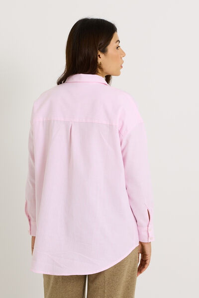 Chemise rayures verticales femme