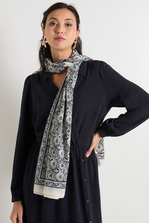 Étole longue imprimée femme