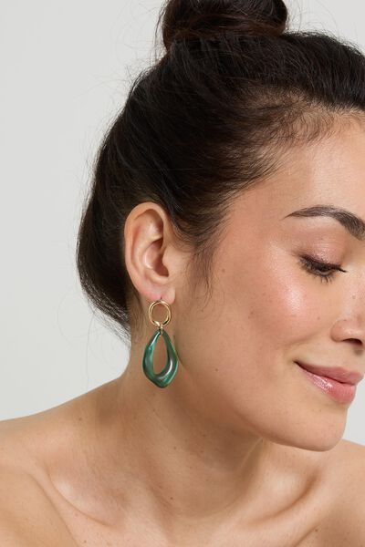 Boucles d'oreilles ovales