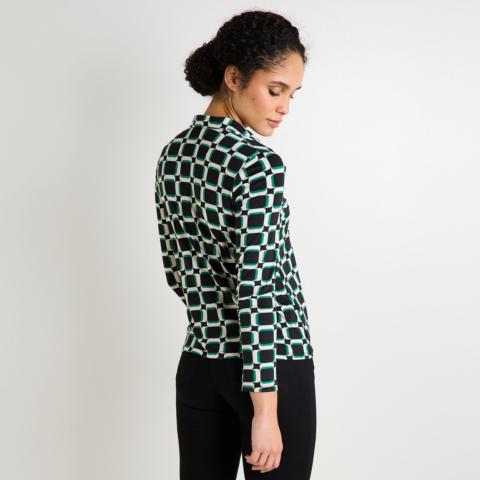 Chemisier manches longues femme