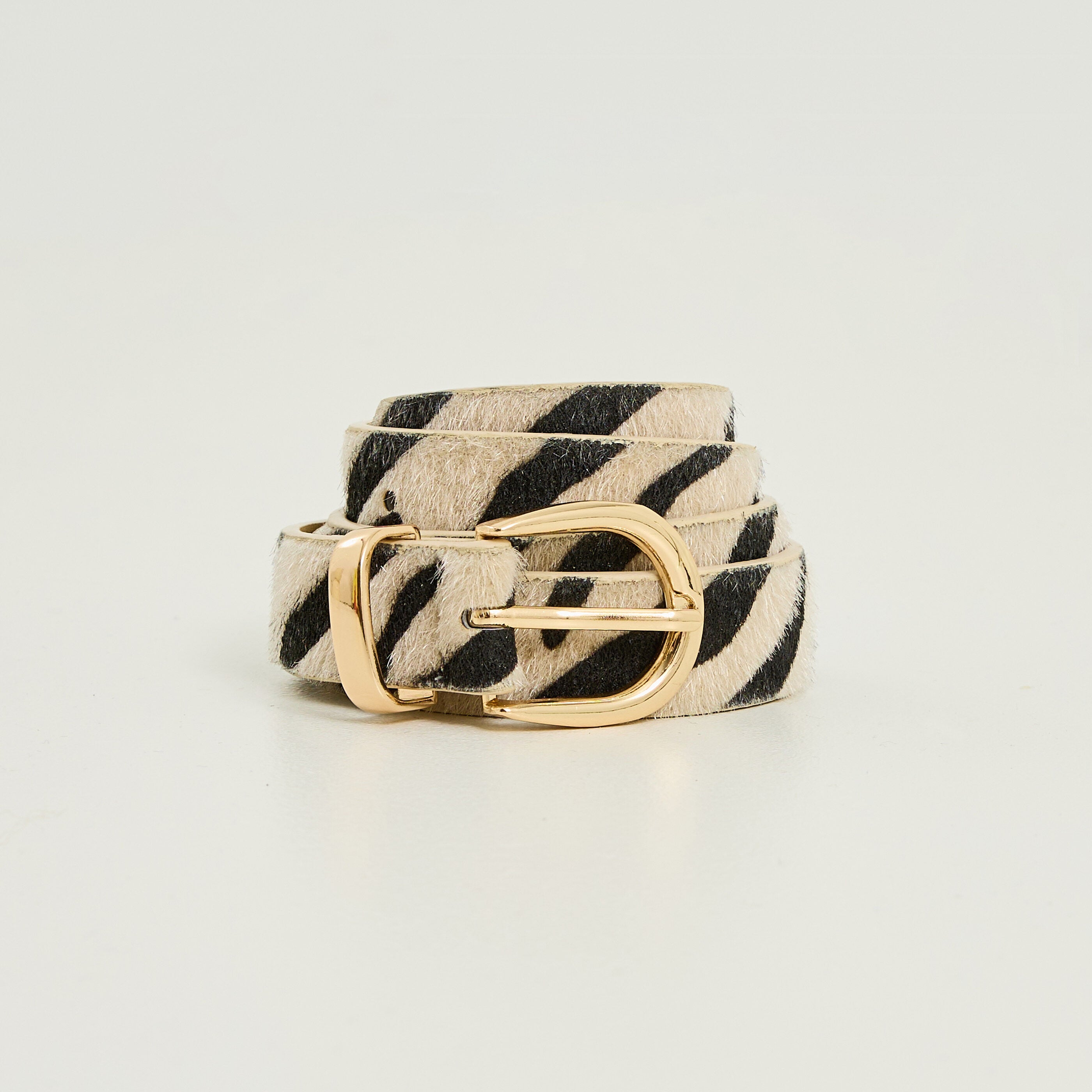 Ceinture motif z&eacute;br&eacute; femme
